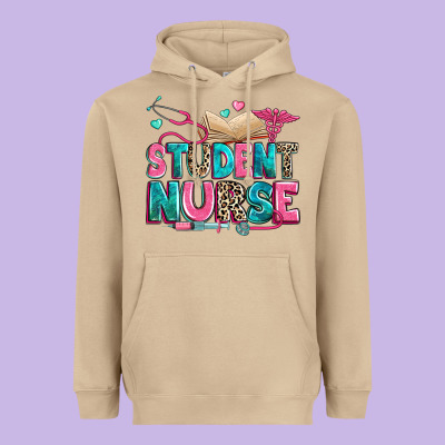 Student Nurse Heavyweight Hoodie Designed By Zillion Design Studio
