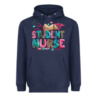 Navy student nurse Heavyweight Hoodie - Zillion Design Studio