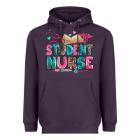 Plum student nurse Heavyweight Hoodie - Zillion Design Studio