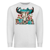 Oatmeal Heather country mama Premium Sweatshirt - Zillion Design Studio