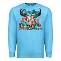 Ocean Blue country mama Premium Sweatshirt - Zillion Design Studio