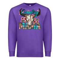 Purple country mama Premium Sweatshirt - Zillion Design Studio