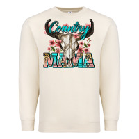 Sandshell country mama Premium Sweatshirt - Zillion Design Studio