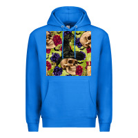 True Royal halloween witch skull seamless pattern Premium Hoodie - BundleAndBundleShop