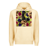 Pina Colada halloween witch skull seamless pattern Premium Hoodie - BundleAndBundleShop