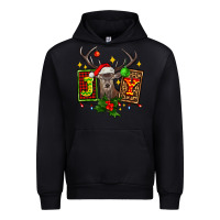 Black joy with reindeer ado Urban Hoodie - AdoDesignShop