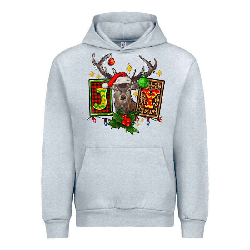 Joy With Reindeer Ado Urban Hoodie by AdoDesignShop | Teevron