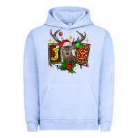 Pigment Grape Ice joy with reindeer ado Urban Hoodie - AdoDesignShop