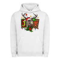 Pigment Lunar Rock joy with reindeer ado Urban Hoodie - AdoDesignShop
