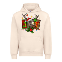 Sandshell joy with reindeer ado Urban Hoodie - AdoDesignShop
