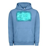 Pigment Pebble Blue gemstone background Urban Hoodie - JahusDesignShop