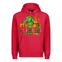Cardinal my first st patricks day with coins and shamrocks Premium Hoodie - AdoDesignShop