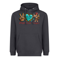 Smoke peace love cowgirl Heavyweight Hoodie - texasbilliewilder