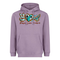 Lavender peace love freebird Heavyweight Hoodie - texasbilliewilder