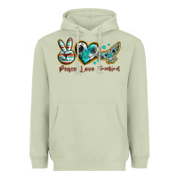 Matcha peace love freebird Heavyweight Hoodie - texasbilliewilder