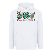 White peace love freebird Heavyweight Hoodie - texasbilliewilder