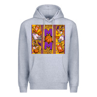 Heather Grey basketball mom Premium Hoodie - Jasminsmagicworld