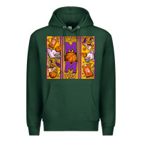 Sports Green basketball mom Premium Hoodie - Jasminsmagicworld