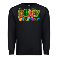 Black love summer with watermelon tbw Premium Sweatshirt - texasbilliewilder
