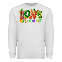 Oatmeal Heather love summer with watermelon tbw Premium Sweatshirt - texasbilliewilder