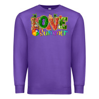 Purple love summer with watermelon tbw Premium Sweatshirt - texasbilliewilder