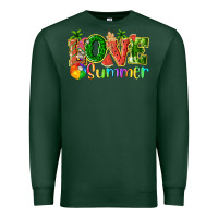 Sports Green love summer with watermelon tbw Premium Sweatshirt - texasbilliewilder