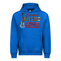 Cobalt freedom rocks with guitar Urban Hoodie - Artiststas