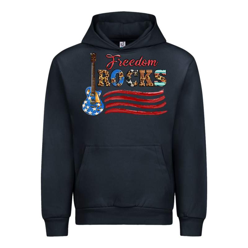 Freedom Rocks With Guitar Urban Hoodie by Artiststas | Teevron