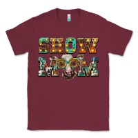Burgundy show mom brown calf eye glasses Classic Tee - BarkalooDesign