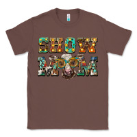 Chestnut show mom brown calf eye glasses Classic Tee - BarkalooDesign