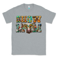 Heather Grey show mom brown calf eye glasses Classic Tee - BarkalooDesign