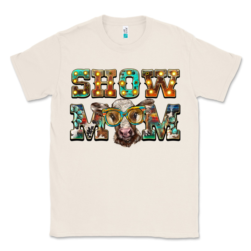 Show Mom Brown Calf Eye Glasses Classic Tee by BarkalooDesign | Teevron