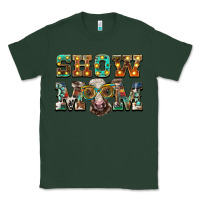 Sports Green show mom brown calf eye glasses Classic Tee - BarkalooDesign