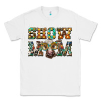 White show mom brown calf eye glasses Classic Tee - BarkalooDesign