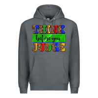 Rock think before you judge Premium Hoodie - AdoDesignShop