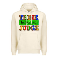 Tofu think before you judge Premium Hoodie - AdoDesignShop