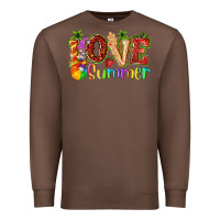 Chestnut love summer with strawberry Premium Sweatshirt - texasbilliewilder