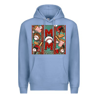 Colony Blue baseball mom Premium Hoodie - Jasminsmagicworld