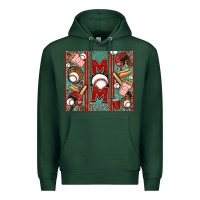 Sports Green baseball mom Premium Hoodie - Jasminsmagicworld