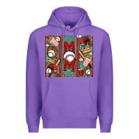 Purple baseball mom Premium Hoodie - Jasminsmagicworld