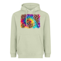Matcha leopard tie dye background Heavyweight Hoodie - Zillion Design Studio