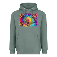 Sage leopard tie dye background Heavyweight Hoodie - Zillion Design Studio