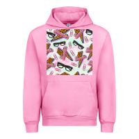 Fuchsia Pink teacher thunderbolt and glasses Urban Hoodie - BundleAndBundleShop