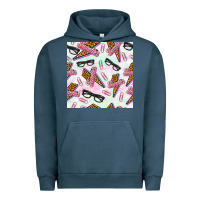 Pigment Midnight Navy teacher thunderbolt and glasses Urban Hoodie - BundleAndBundleShop