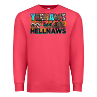 Cardinal yeehaws and hellnaws Premium Sweatshirt - Zillion Design Studio