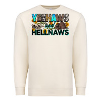 Sandshell yeehaws and hellnaws Premium Sweatshirt - Zillion Design Studio