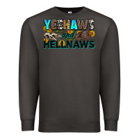 Smoke yeehaws and hellnaws Premium Sweatshirt - Zillion Design Studio
