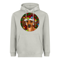Moon Dust Christmas Dachshund Heavyweight Hoodie - RanaPortraitStore