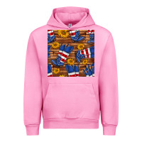 Fuchsia Pink america western boots and sunflower seamless pattern Urban Hoodie - BundleAndBundleShop