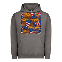 Pigment Tornado america western boots and sunflower seamless pattern Urban Hoodie - BundleAndBundleShop
